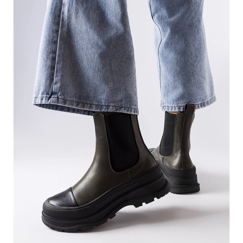 Cizme cu platformă verzi de la Bellucci verde 1