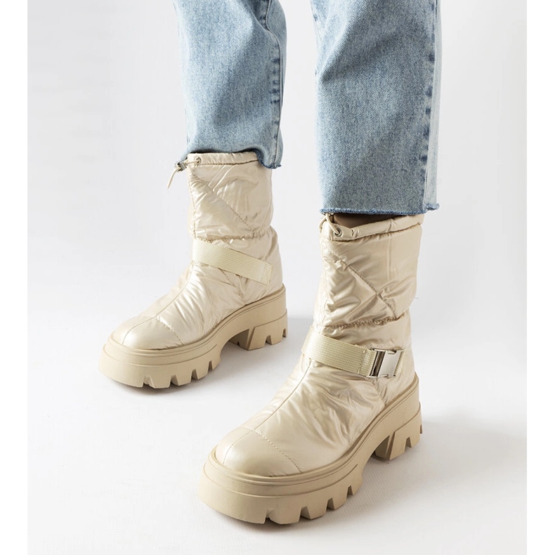 Cizme de zapada Ambretta bej 1