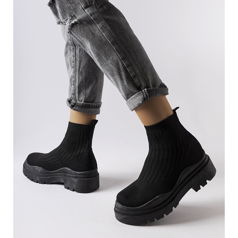 Tenisi înalți Marks negri negru 1