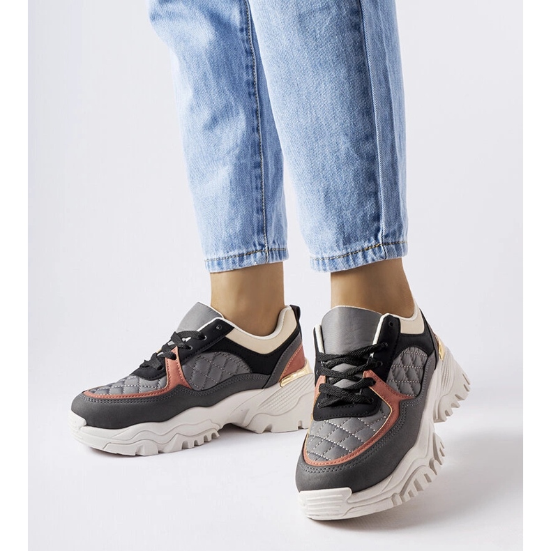 Inna Adidași gri cu inserții colorate de la Esquibel 1