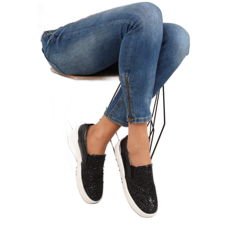 Slipony elegant elegant 788-26 Negru 2