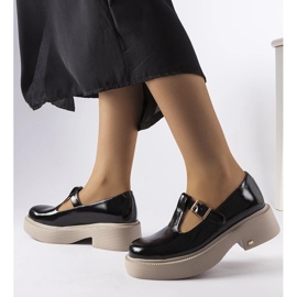 Inna Pantofi Karino lacuiti negru 1