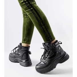 Evento Pantofi sport de iarna Giacinto izolati negri negru 2 Evento Pantofi sport de iarna Giacinto izolati negri negru 2