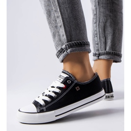 Adidasi clasici Big Star T274023906 negri negru 1 Adidasi clasici Big Star T274023906 negri negru 1