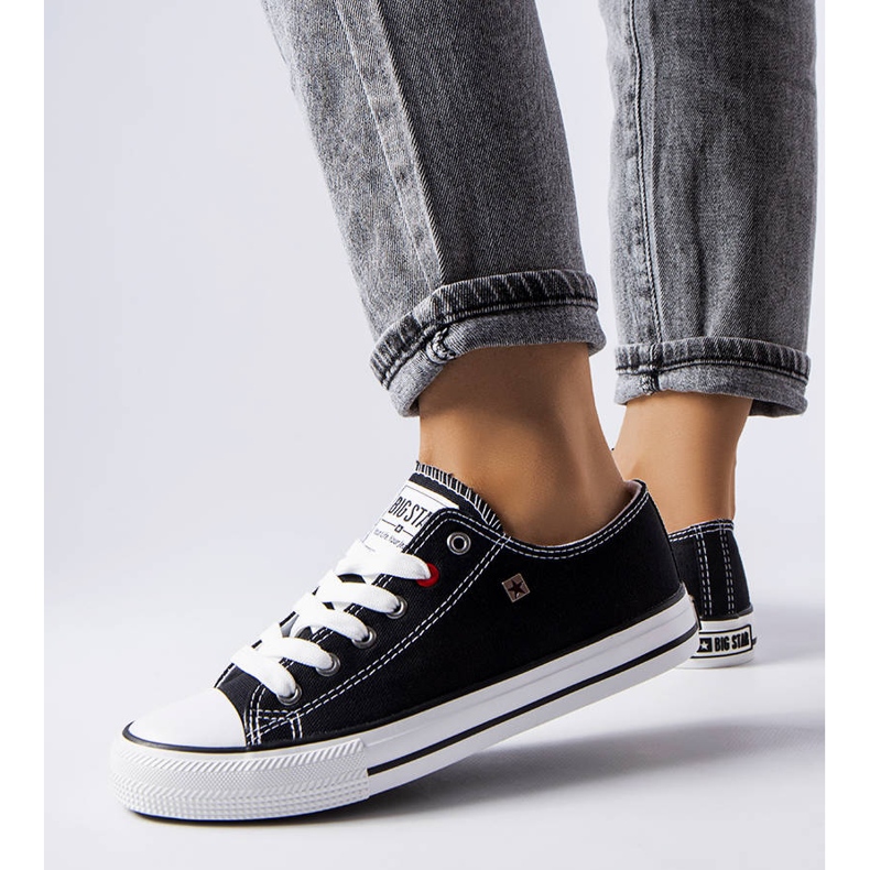 Adidasi clasici Big Star T274023906 negri negru 1 Adidasi clasici Big Star T274023906 negri negru 1