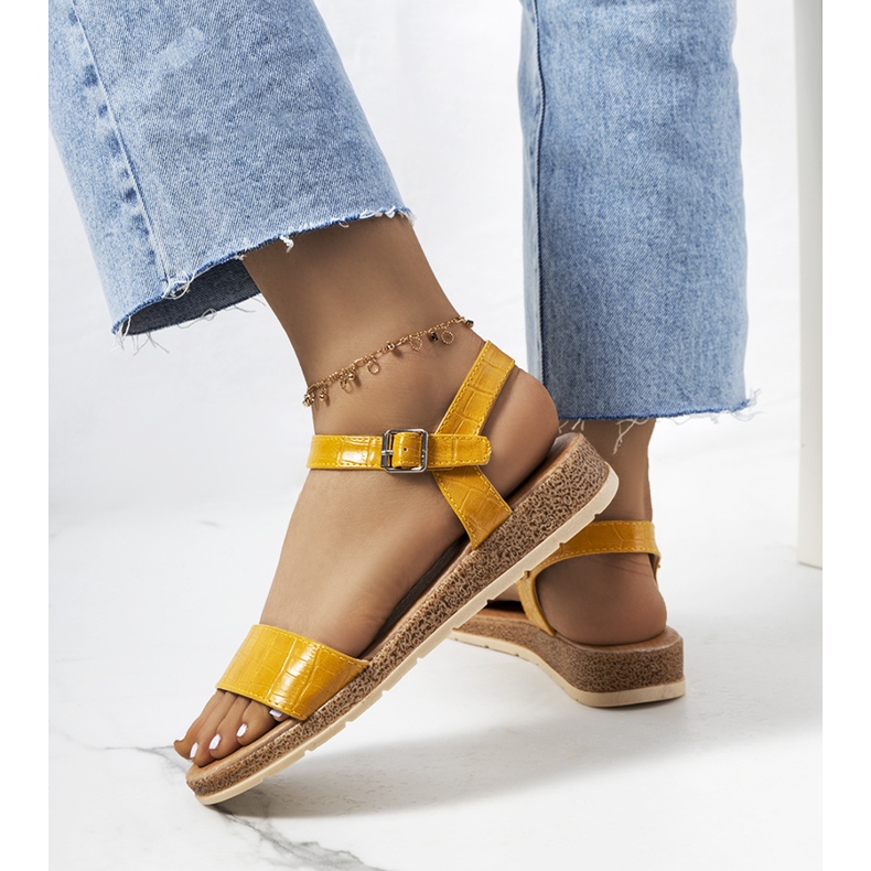 Sandale de dama Yellow Speier galben 1 Sandale de dama Yellow Speier galben 1