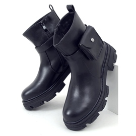 Botine Martel Black cu husă detașabilă negru 1 Botine Martel Black cu husă detașabilă negru 1