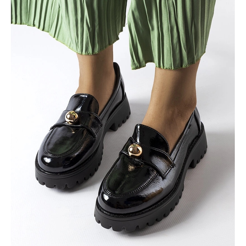 Pantofi lacuiti negri de la Stella negru 1