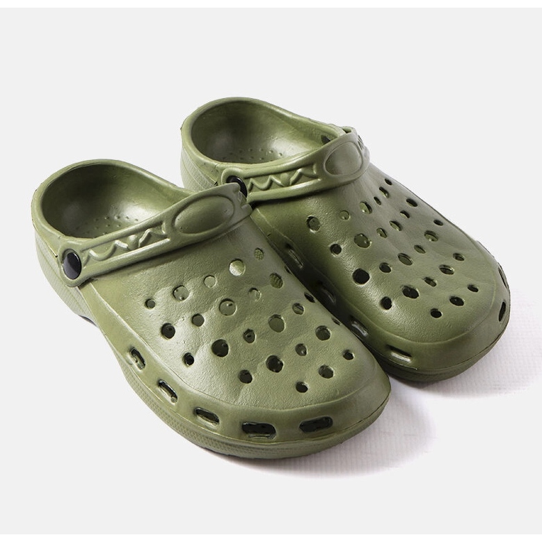 Papuci verzi pentru bărbați din spumă Slof verde 1 Papuci verzi pentru bărbați din spumă Slof verde 1