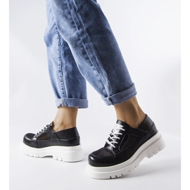 Inna Pantofi Tasmin masivi negri ajurati negru 1