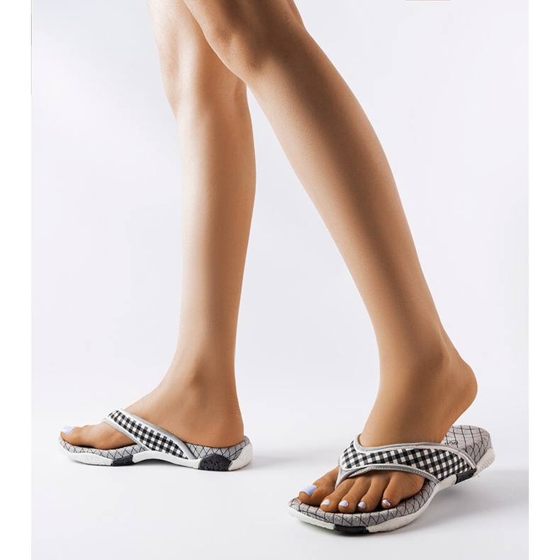 Slapi Mareta textile negru 1