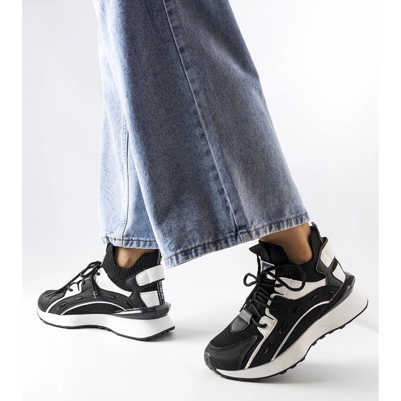 Inna Adidași stilați alb-negru de la Begins 1