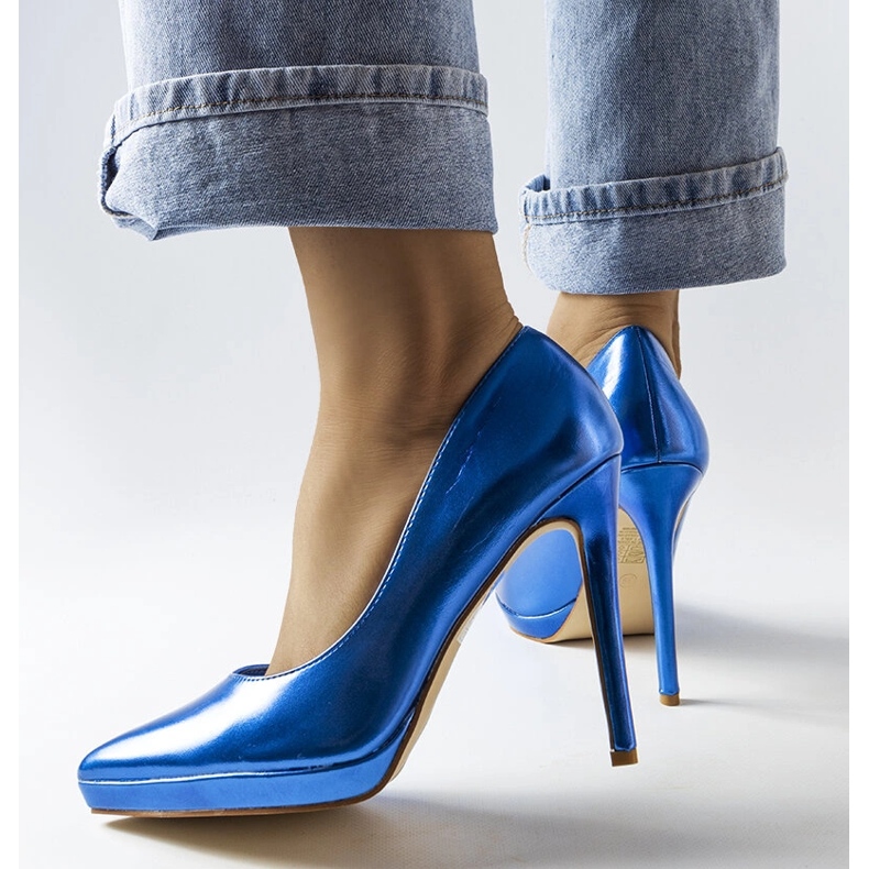 Tocuri Kristin albastre oglinda albastru 1