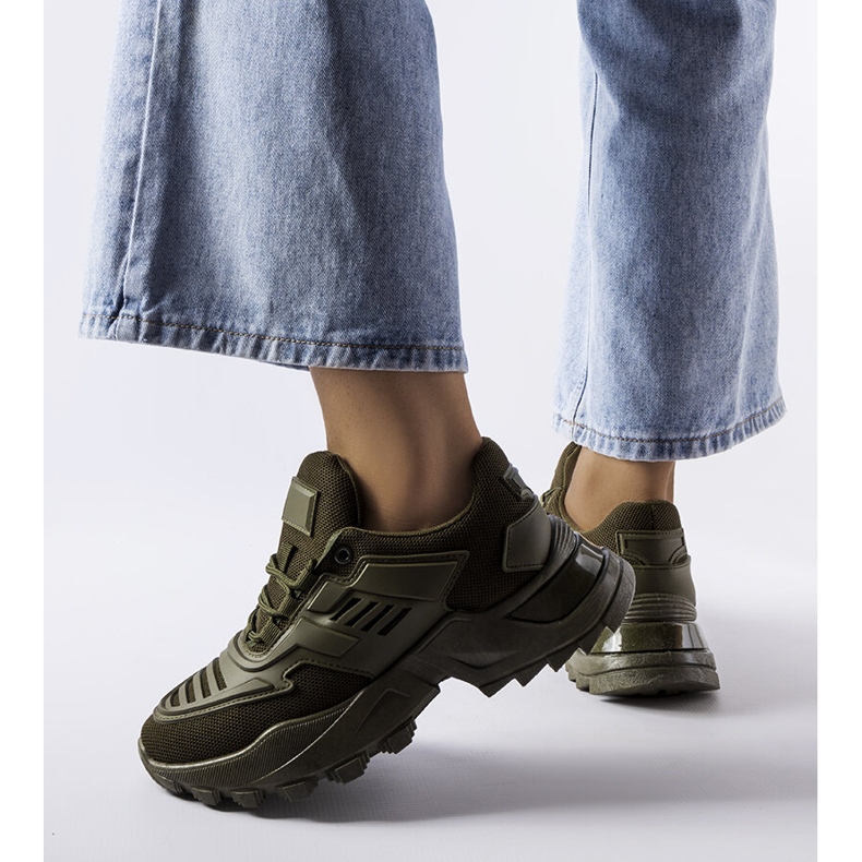 Inna Pantofi SPORT damă AL003 Verde 1 Inna Pantofi SPORT damă AL003 Verde 1