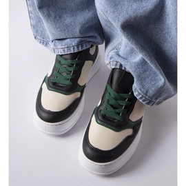 Tenisi negri și verzi pe platforma Baron negru 1