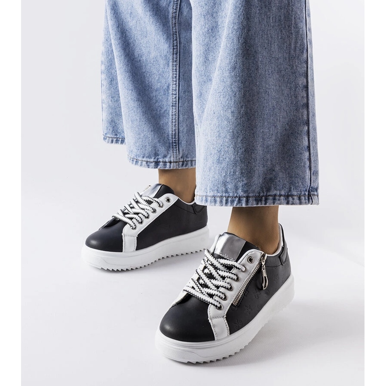 Inna Tenisi negri pe platforma Romola negru 1