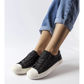 Inna Tenisi Padovano din material negru 1