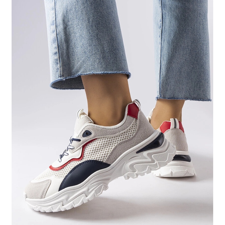 Inna Tenisi albi cu benzi vizibile de la Rosita 1