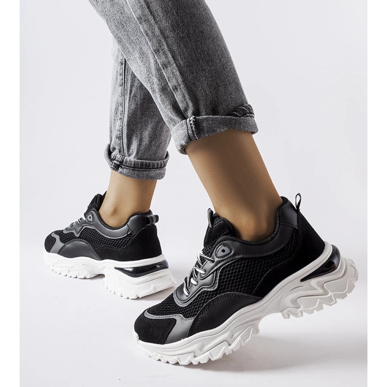 Inna Tenisi negri cu benzi vizibile de la Rosita negru 1