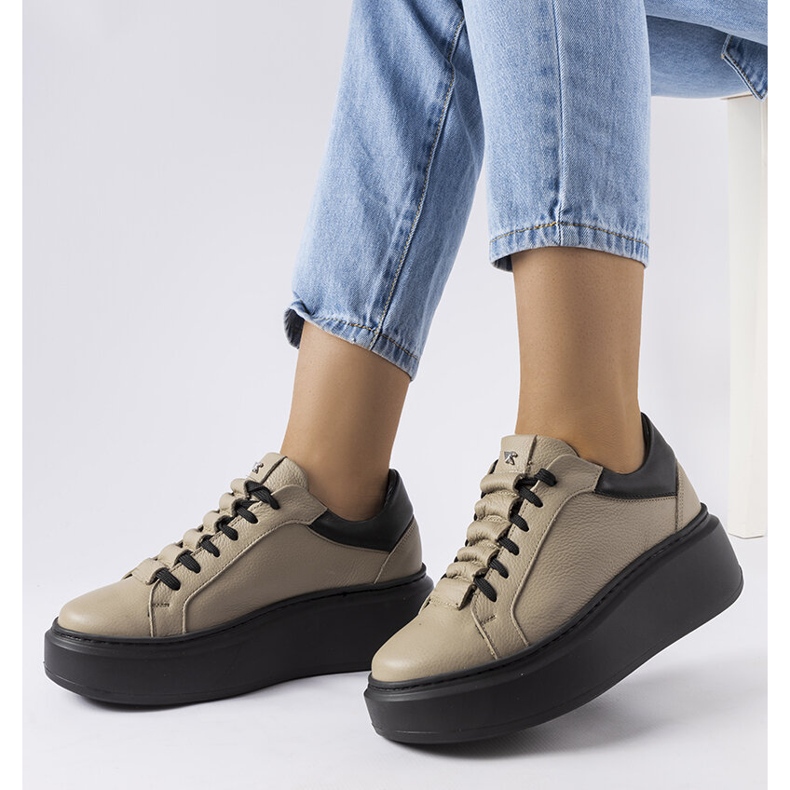 Brogues bej LS5379 Taupe 1