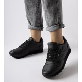 Adidasi clasici Poulsen negri negru 1