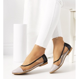 Balerini Pastella transparenti violet incolor negru 1