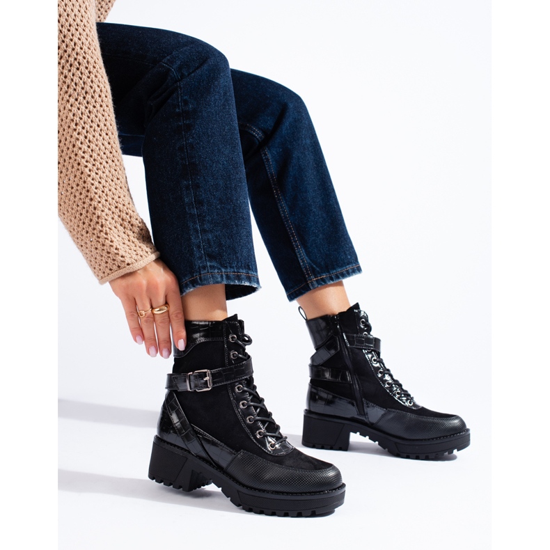 W. Potocki Muncitorii de culoare pentru femei Potocki negru 1