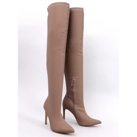 Cizme stiletto Dearica Khaki bej 1