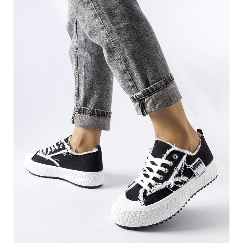 Inna Tenisi negri cu platformă Coolidge negru 1