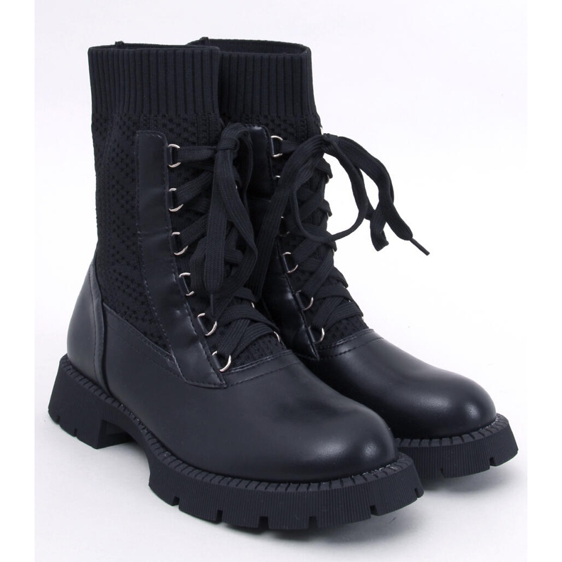Botine cu pulover Tierr negre negru 1