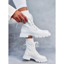 Tierr Pulover alb botine superioare 3