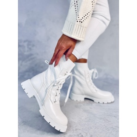 Tierr Pulover alb botine superioare 4