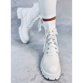 Tierr Pulover alb botine superioare 5