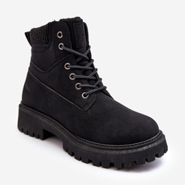 Cizme izolate de damă Blue Cross Jeans MM2R4012C negru 1