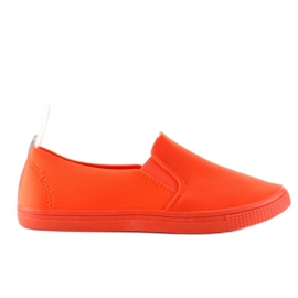 Adidași eleganti JX31 ​​​​orange cu slip-on portocale 1