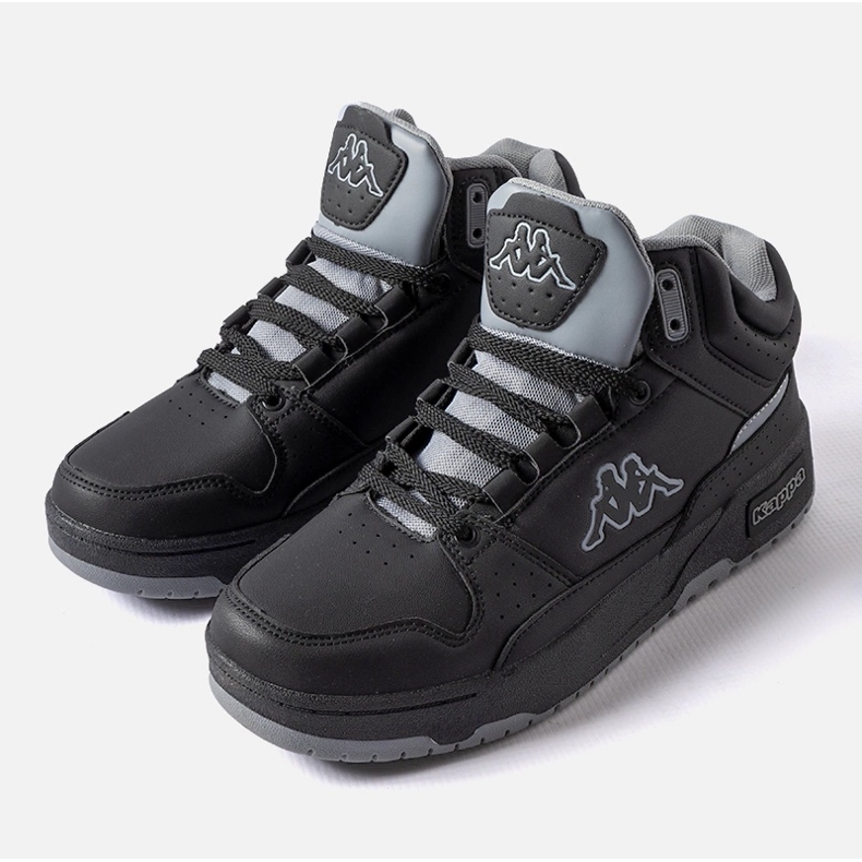 Pantofi unisex negri și gri Kappa 243316 Jonscha negru 1