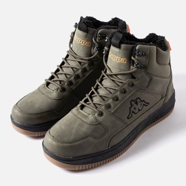 Pantofi termoizolanti verzi Kappa 243046 Blana verde 1