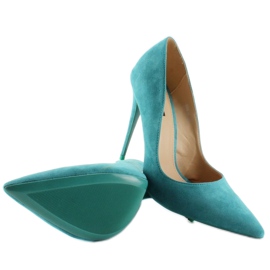 Tocuri clasice din piele intoarsa 5005 L. Albastru multicolor 4