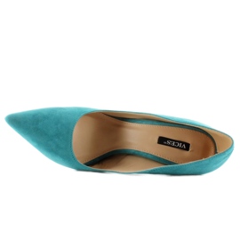 Tocuri clasice din piele intoarsa 5005 L. Albastru multicolor 5