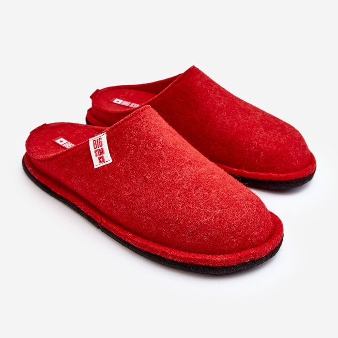 Papuci de damă clasici Big Star KK276012 Roșu roşu 2
