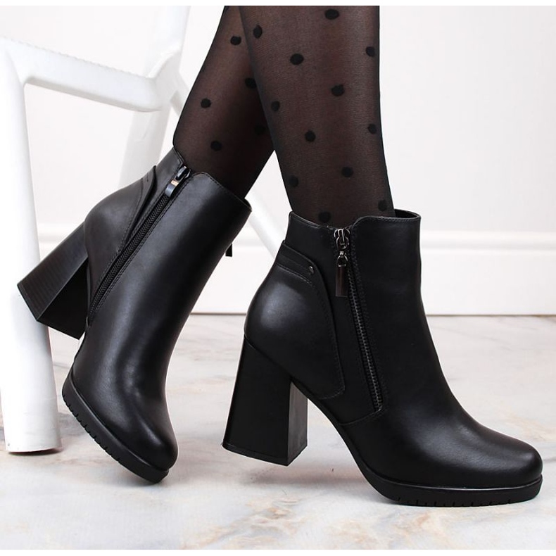 Botine izolate Sergio Leone W SK425A, negre negru 1