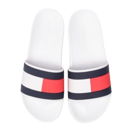 Slapi Tommy Hilfiger Essential Flag M FM0FM02327 alb 2