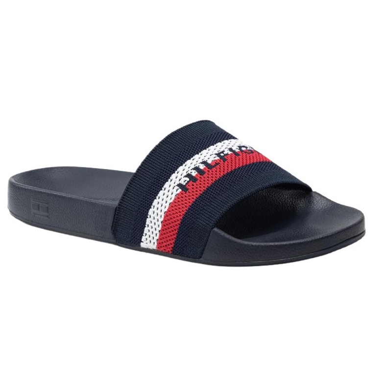 Șlapi Tommy Hilfiger Knited Pool Slide M FM0FM03642 albastru 1