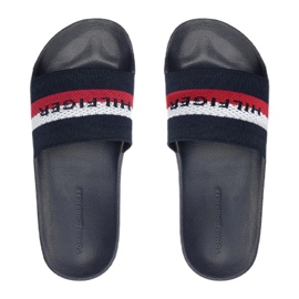 Șlapi Tommy Hilfiger Knited Pool Slide M FM0FM03642 albastru 2