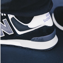 Pantofi New Balance M U574BK2 negru 8