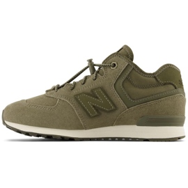 Pantofi izolați New Balance W JrGV574HG1 verde 1 Pantofi izolați New Balance W JrGV574HG1 verde 1