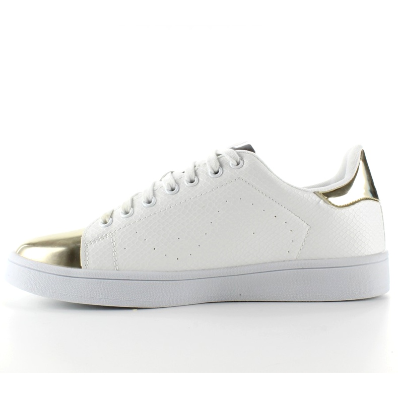 Adidași cu vârfuri metalice YP-01 Gold alb galben 1 Adidași cu vârfuri metalice YP-01 Gold alb galben 1