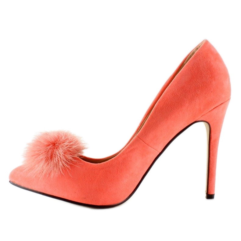 Ace cu pompon de conserve ZJ-06 Orange roz 1 Ace cu pompon de conserve ZJ-06 Orange roz 1