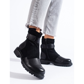 SHELOVET Genți negre de damă cu cataramă negru 1