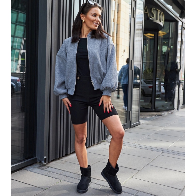 Cizme de zapada Custonaci izolate negre negru 1